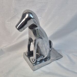 Aluminum Dog Doorstop 10"x 6.5"x 4.5"